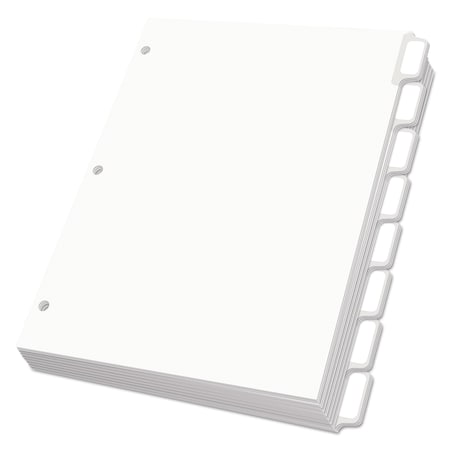 Oxford CustomLabelDividers, 8-Tab, White, PK25 11316